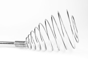 stainless whisk wire isolated