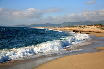 Fototapeta na wymiar One of the beautiful beaches of Sardinia, Italy.