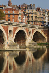 Pont Neuf à l'entrée de Toulouse