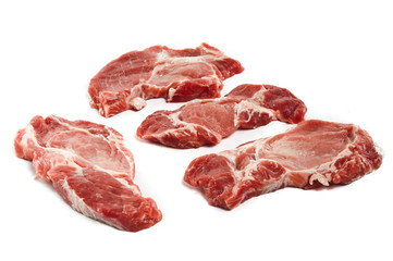 Raw juicy meat