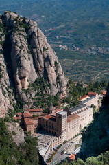 Fototapeta na wymiar Klasztor Montserrat