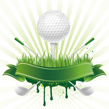 golf sport design element