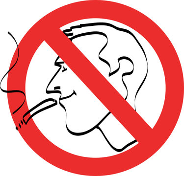 recommend clip art: no smoke sign