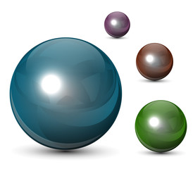 Glass spheres