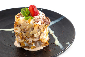 Dessert with  strawberry