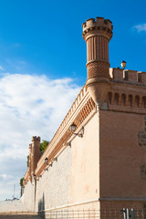 Fototapeta premium Wall and Towers of Alcazar fortified palace,Toledo, Spain