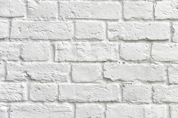 White brick wall