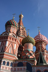 Fototapeta na wymiar Moskwa. ¯eliwiaków Pokrovskiy katedry.