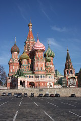 Fototapeta na wymiar Moscow. Pokrovskiy is cathedral (St. Basil's cathedral).