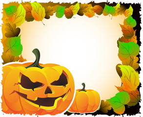 Bright Halloween background