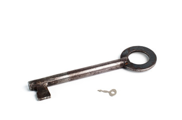 large and small key
