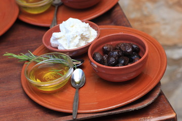 Olive and oil
