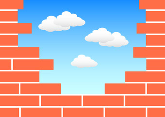 Obraz premium Brick wall