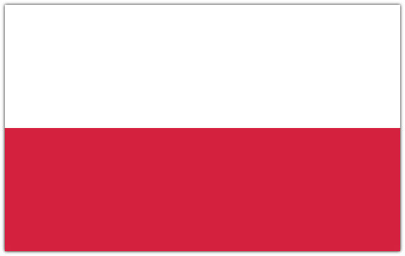 Fototapeta Polnische Flagge