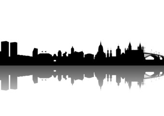 Fototapeta premium Mainz Skyline