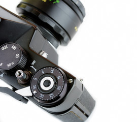 A classic manual SLR film camera