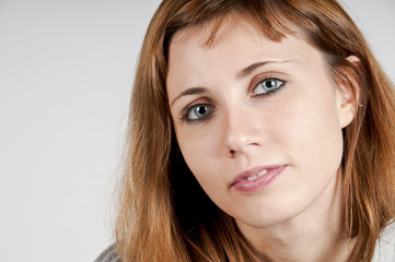 Naklejka premium portrait of blonde girl