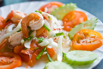 Thai seafood salad