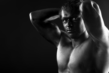 Obraz na płótnie Canvas bodybuilder