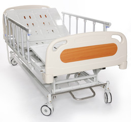 Mobile and adjustable hospital stretcher