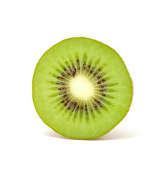 Slice of Kiwi Isolated on White Background