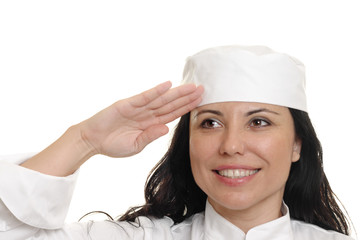 Chef Saluting