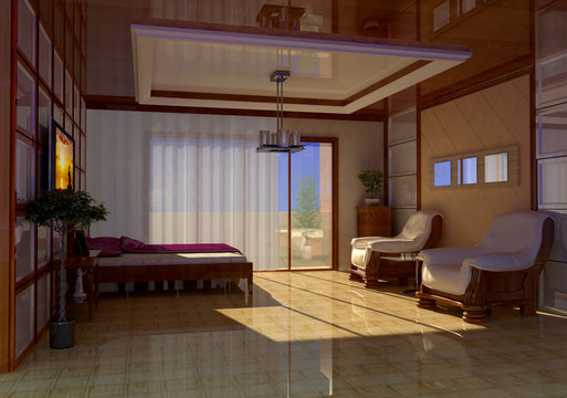Interior of room