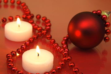 Weihnachtsdeko rot