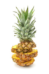 cut ananas