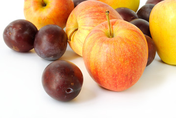 apples and plums