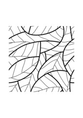 Leaf seamless pattern