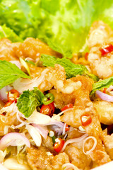 Stir Fried spicy pork with herb
