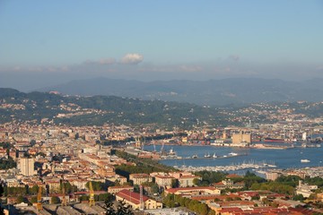 Cinque Terre village, Italian coast