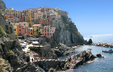 Fototapeta na wymiar Manarola, Cinque Terre, Włochy