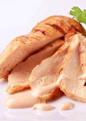 Grilled turkey breast