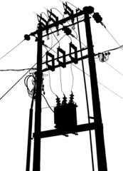 Electric transformer substation