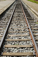 Naklejka premium urban railway