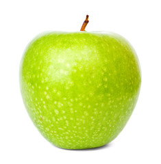 Green apple isolated on white