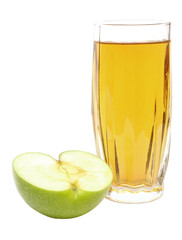 apple juice and fresh apples