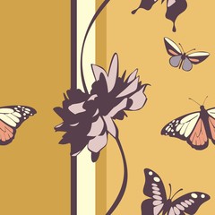 Butterflies pattern - 27024119