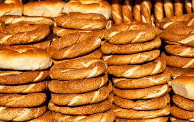 traditional turkish bagel