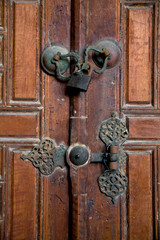 Fototapeta premium Old closed door