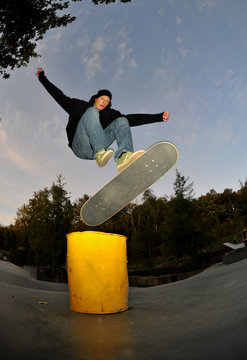 skateboarding