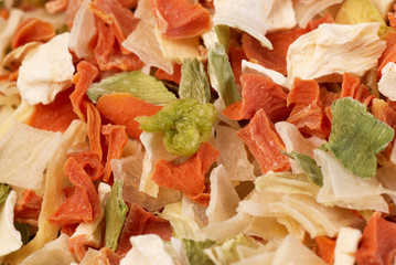 Dehydrated vegetables