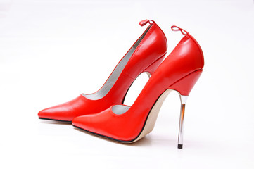 rote pumps high heels