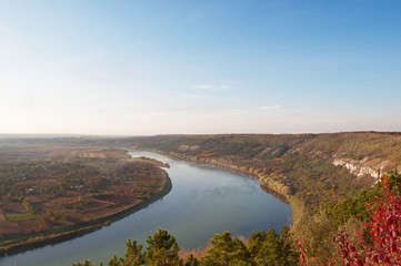Fototapeta na wymiar The river Dniester