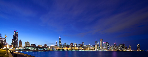 Fototapeta na wymiar Chicago panoramiczny