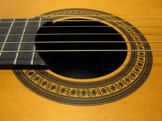 Obraz premium Gitarre Schallloch