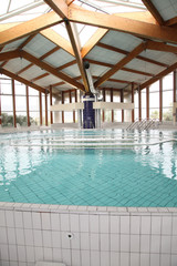 Obraz na płótnie Canvas View of spa resort indoors pool