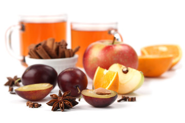 Spicy winter hot drink
